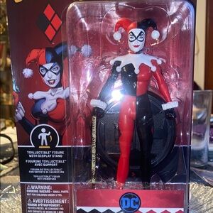 DC Harley Quinn Collectible Figure in Red and Black